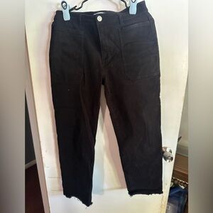 Rue21 Black Corduroy Pants Straight Leg